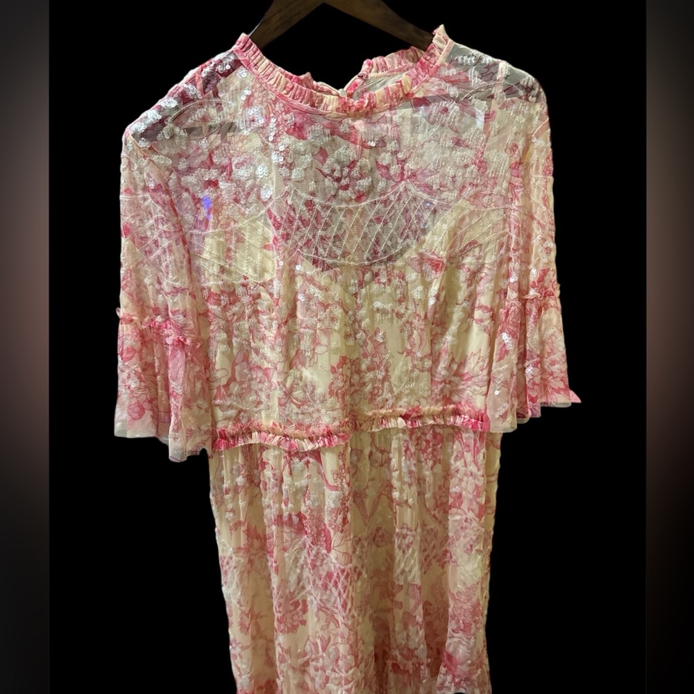 - Mac Duggal  mini shining dress gently used size XL washed no perfume smell